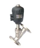 Flange Pneumatic Angle Seat Valve