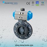 D671X-10PVC Pneumatic PVC Butterfly Valve