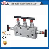 Ss316 6000psi Flange 5 Way Manifold