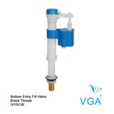 Brass Thread Bottom Entry Toilet Accessories Fill Valve IV1003b