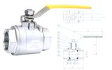 2pc 1000psi Stainless Steel Threaded End Ball Valve