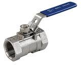 Investment Casting Ss Threaded 1PC Ball Valve