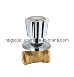 Brass Stop Valve with Chrom Handle