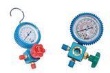 Three-Way Valve Air Conditioner Valve with Manometer