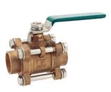 Brass Ball Valve, 3 Pieces Ball Valve, 3PC Ball Valve