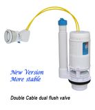 Wire Control Dual Flush Valve with Push Button Ov212+Pb302b