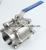 3 Piece Stainless Steel Floating Ball Valve