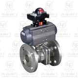 2PC Pneumatic Platform Flange Ball Valve (PQ41F)