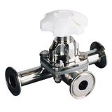 Sanitary Three Ways Diaphragm Valve