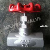 Female Screwed CF8m Globe Valve 11/4