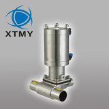 Pnematic Sanitary Stainless Steel 3 Way Diaphragm Valve