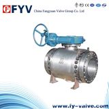 API 6D Manual Three Pieces Trunnion Mounted Ball Valve