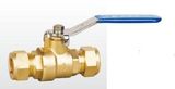 (A) Brass Compression Ball Valve