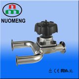 Stainless Steel Manual U-Type Tee Clamped Diaphragm Valve (DIN-No. RG1023)