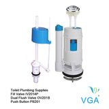 Bathroom Plumbing Supplies Dual Flush Valve Fill Valve IV2024p+Ov201b+Pb201