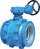 Teflon Lined 3 Piece Ball Valve for Q341