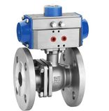 Pneumatic Flanged Ball Valve (Q641F-16P)