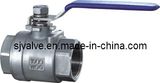 Ss Screwed 2-Piece Ball Valve