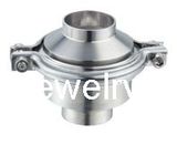 Food Grade Sanitary Stainless Steel Clamped Stop Valve