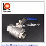 2PC Stainless Steel Floating Ball Valve