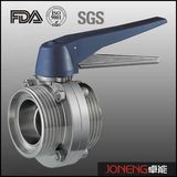 Ss Plastic Handle Threaded Butterfly Valve (JN-BV1001)