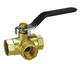 Brass Casting Three Way Ball Valve