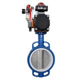 PTFE Seat Pneumatic Butterfly Valve