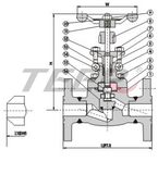 A105 Forged Global Valve (J41-150-2500LB)