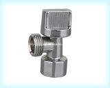 Plastic Handle and Chrome Polished Angle Valve