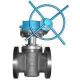 API 594 Inverted Lubricated Worm Geared Plug Valve