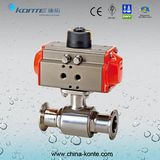 Pneumatic Clamped Sanitary Ball Valve