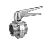 304/316L Stainless Steel Manual Food Grade Butterfly Valve