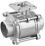 Pressure Reducing Soft Seated Butt Weld Ball Valve