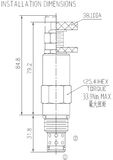 Hydraulic Bi-Directional Relief Valve, Relief Valve, Hydraulic Relief Valve