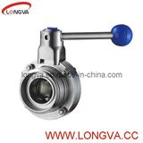 361L Sanitary Threaded Butterfly Valve