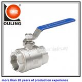 2PC Female Threaded Stainless Steel Ball Valve