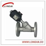 Stainless Steel Flanged Angle Seat Valve