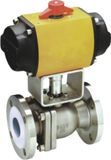 Teflon Lined Ball Valve Electric