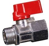 Polishing Chromed Forged Brass Mini Ball Valve (YED-A1049)