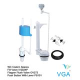 Toilet Repair Flush Valve Silicon Flapper Fill Valve IV2024p+Ov272+Pb101