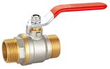 Brass Color Brass Ball Valve with Stainless Steel Handle