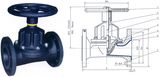 Through Conduit Rubber Lined Diaphragm Valve