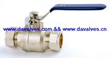 Two Piece Full Port Brass Ball Valve