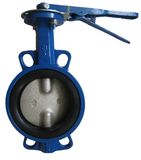 Centre Lined Wafer Butterfly Valve with Lever