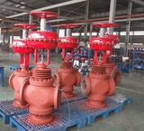 Pneumatic Diaphragam Three Way Regulating Valve with Handwheel