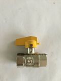 Nickel Plated Brass Forged Female Butterfly Ball Valve (AV10066)