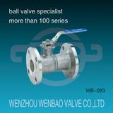 API 6D One Piece Flanged Ball Valve ANSI Class150