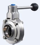 Sanitary Weld & Thread Stainless Steel Butterfly Valve