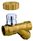 Brass Magnetic Lock Strainer Ball Valve