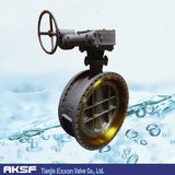 150lb/ 300lb Metal Seal Double Eccentric Butterfly Valve in Carbon Steel/ Stainless Steel